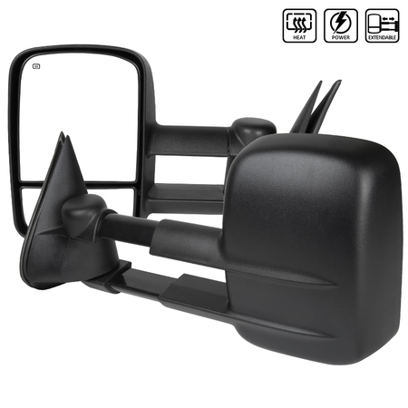 SPEC-D TUNING 99-02 Chevrolet Silverado 99-02 Silverado Towing Mirrors - Power RMX-SIV99H-P-FS